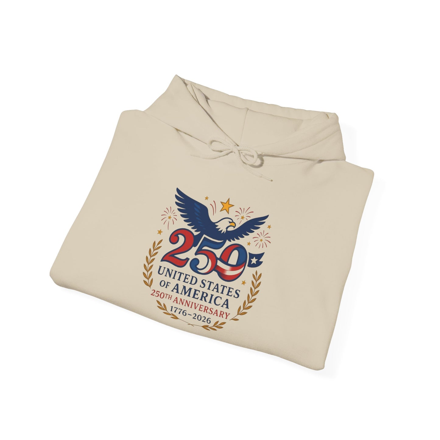 USA 250 Anniversary Graphic Hoodie Heavy Blend™ NEW Sweatshirt