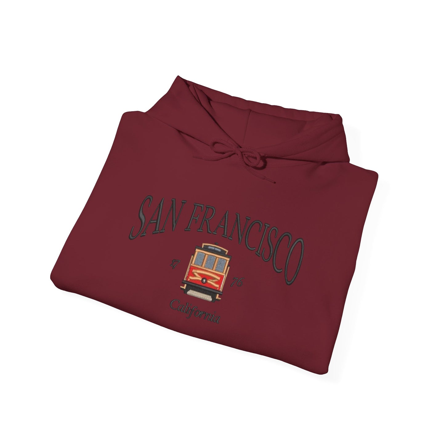 San Francisco Trolleys Graphic Hoodie Heavy Blend Sweatshirt NEW