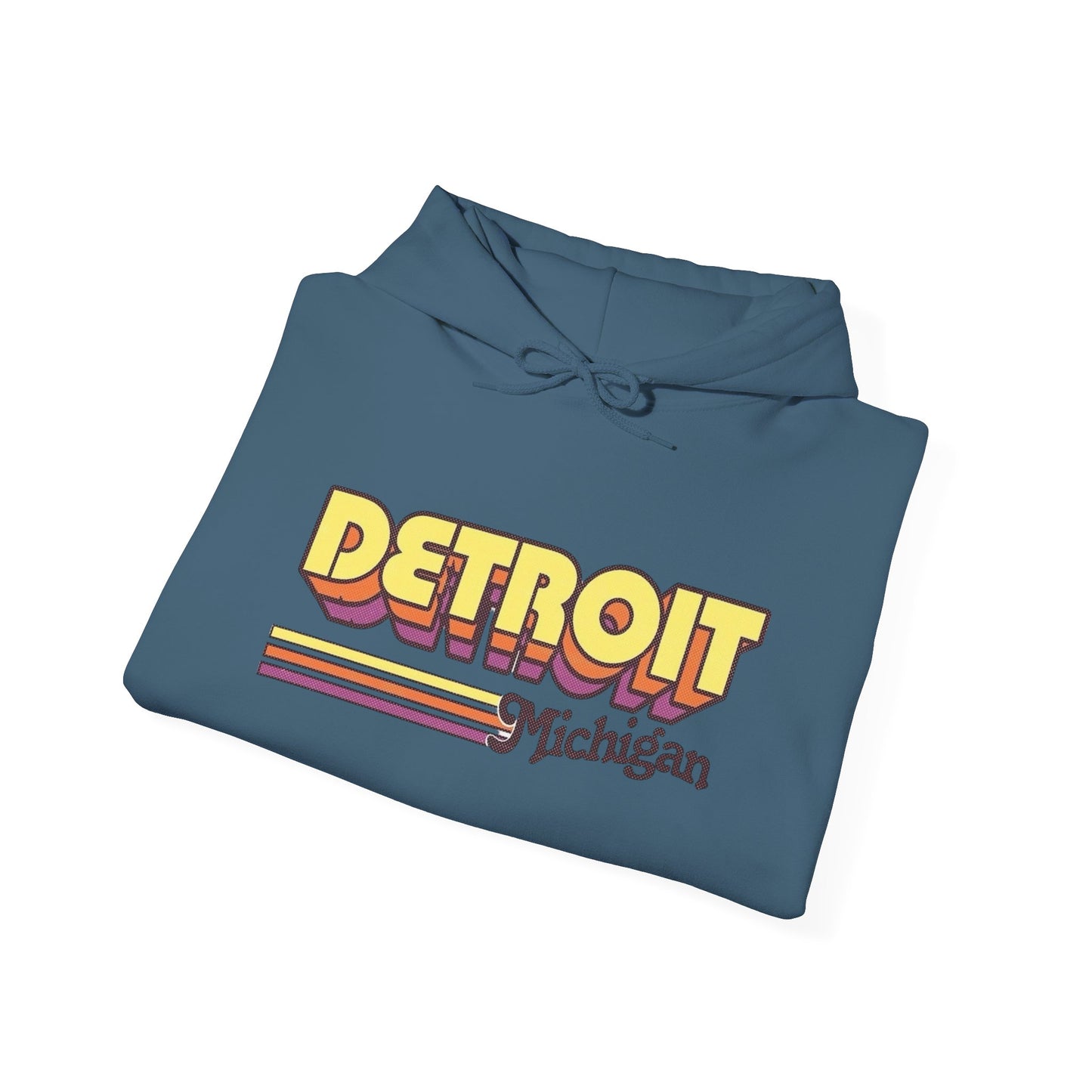 Detroit Michigan Graphic Hoodie Heavy Blend™ NEW Sweatshirt