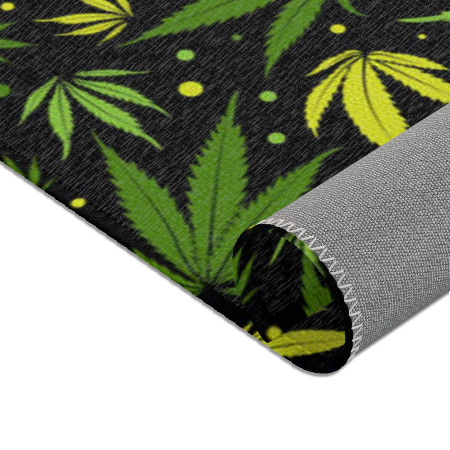 Weed Leaf Graphic College Dorm Hype Beast Area Rugs