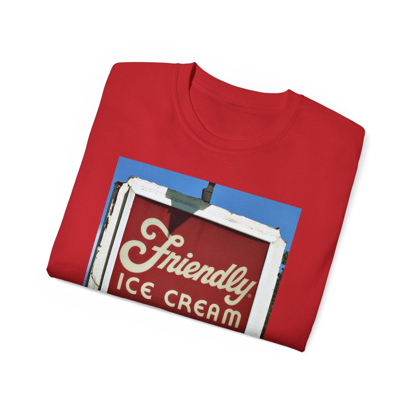 Friendlys ice cream T-shirt vintage New England restaurant chef Ultra Cotton Tee
