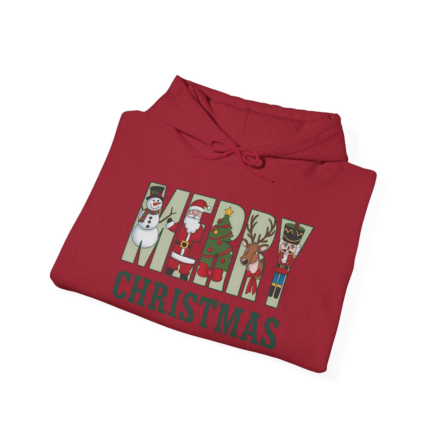 Merry Christmas Holiday's Graphic Hoodie Unisex Heavy Blend™ Hooded Sweatshirt