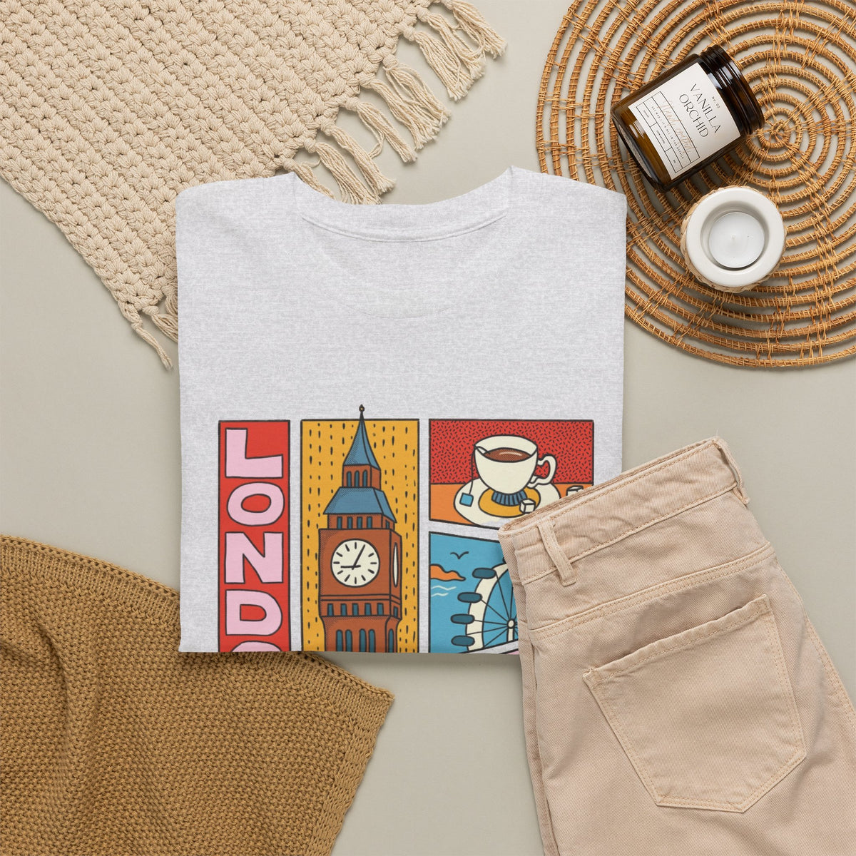 London Calling Collage T-Shirt Men's Graphic Tee