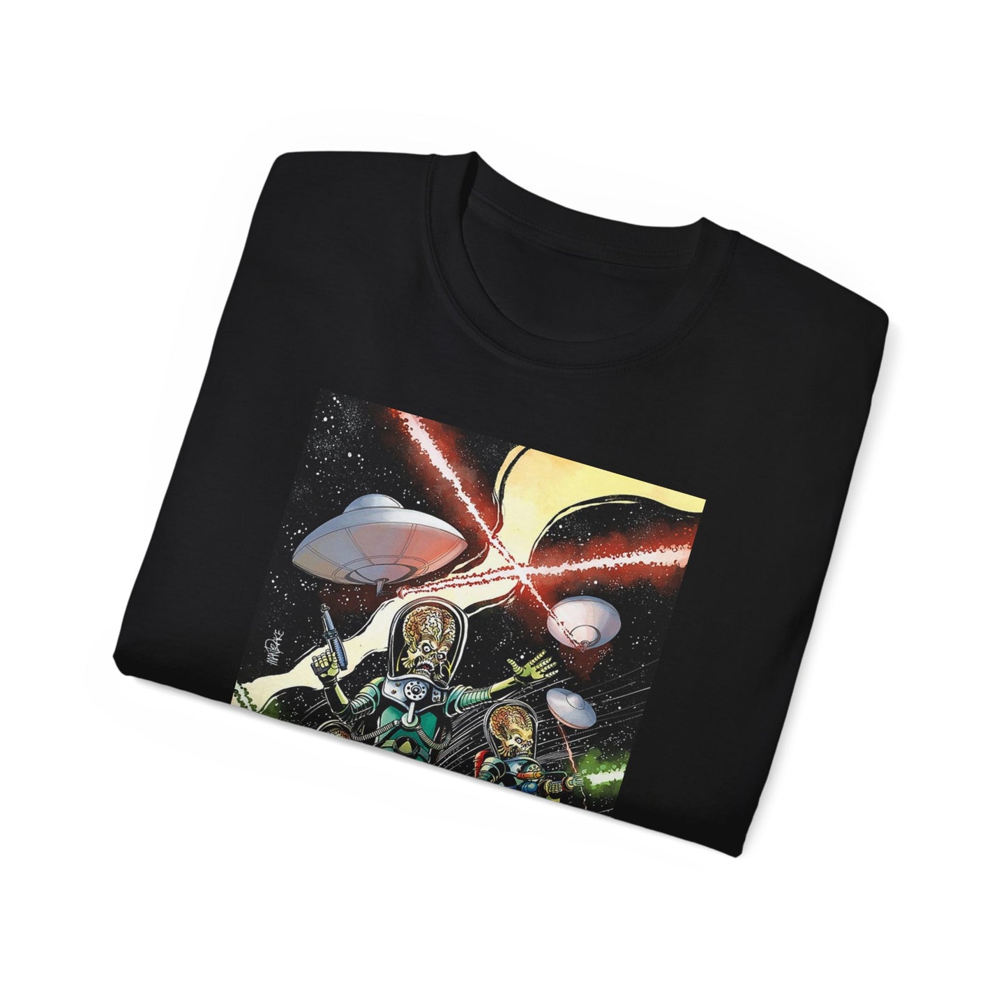 Mars attacks aliens vintage 90s space Unisex Ultra Cotton Tee