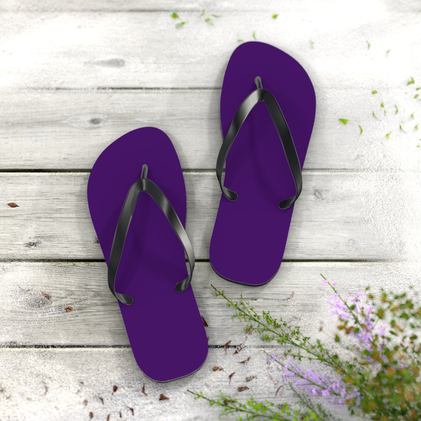 Concord Purple Flip Flops, Sandals Slides, Summer Footwear, Brand New
