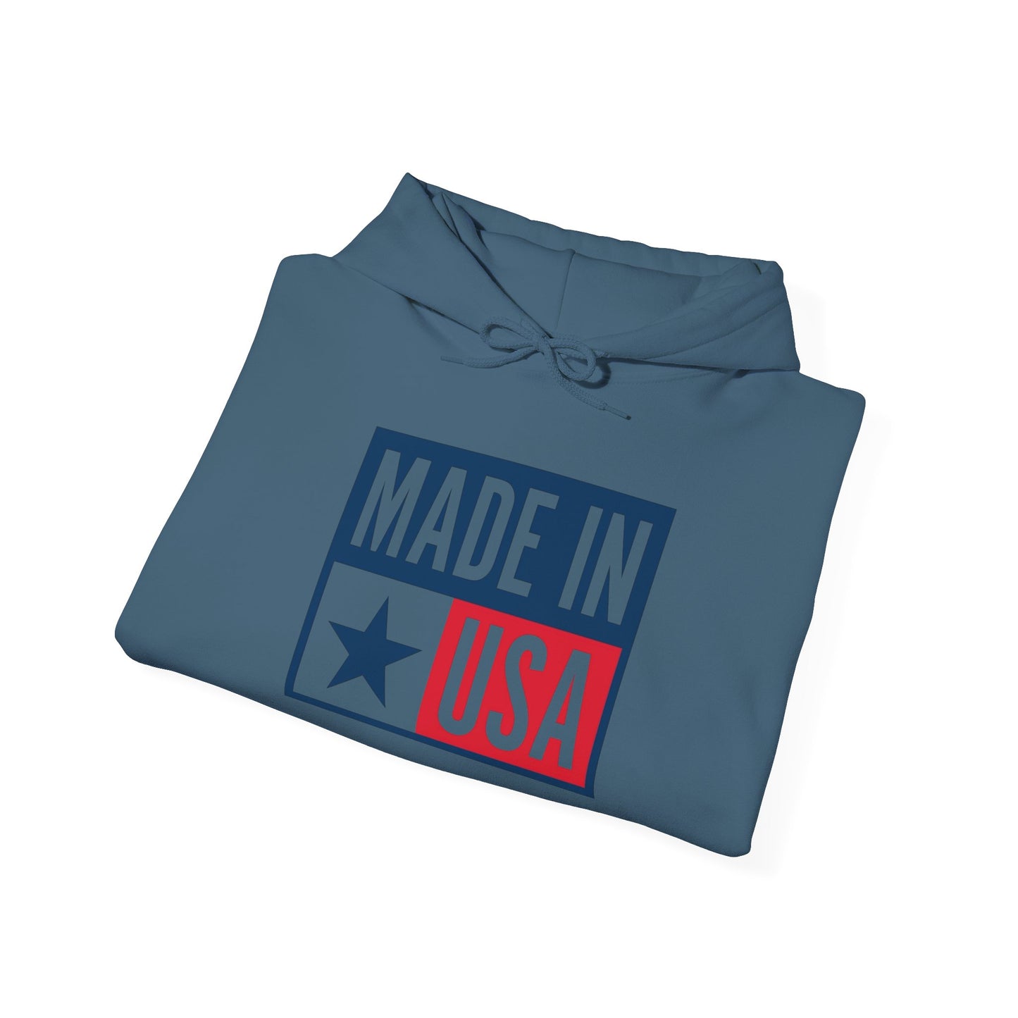 Made In The USA Graphic Hoodie Unisex Heavy Blend™ Hooded Sweatshirt