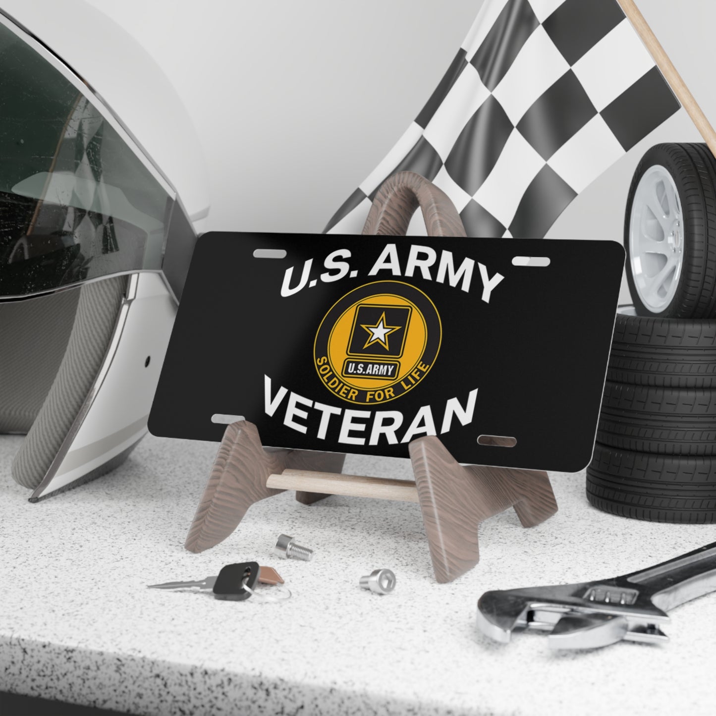 US ARMY Veteran BRAND NEW AMERICAN MADE Vanity License Plate