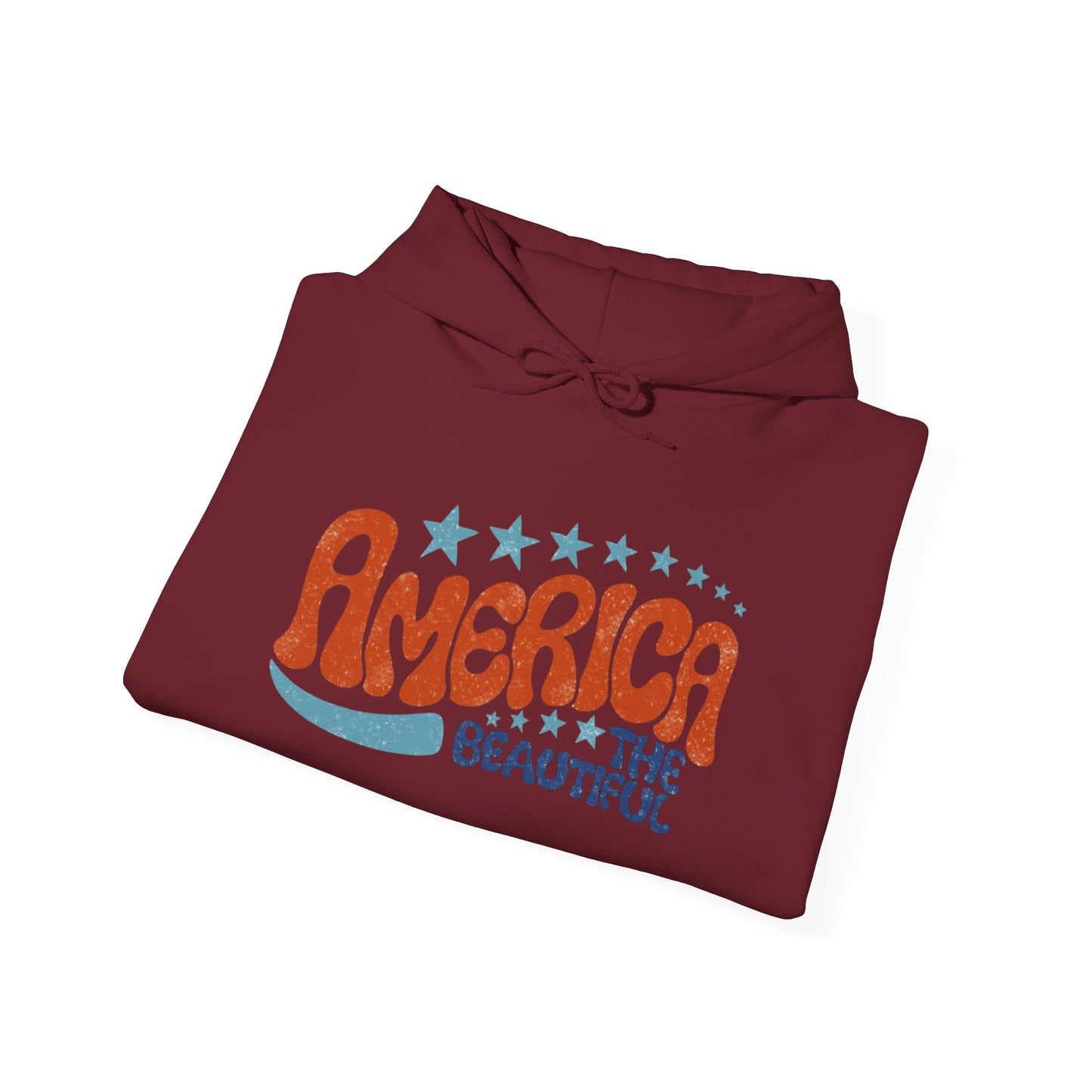 America The Beautiful Graphic Hoodie Heavy Blend™ NEW Sweatshirt