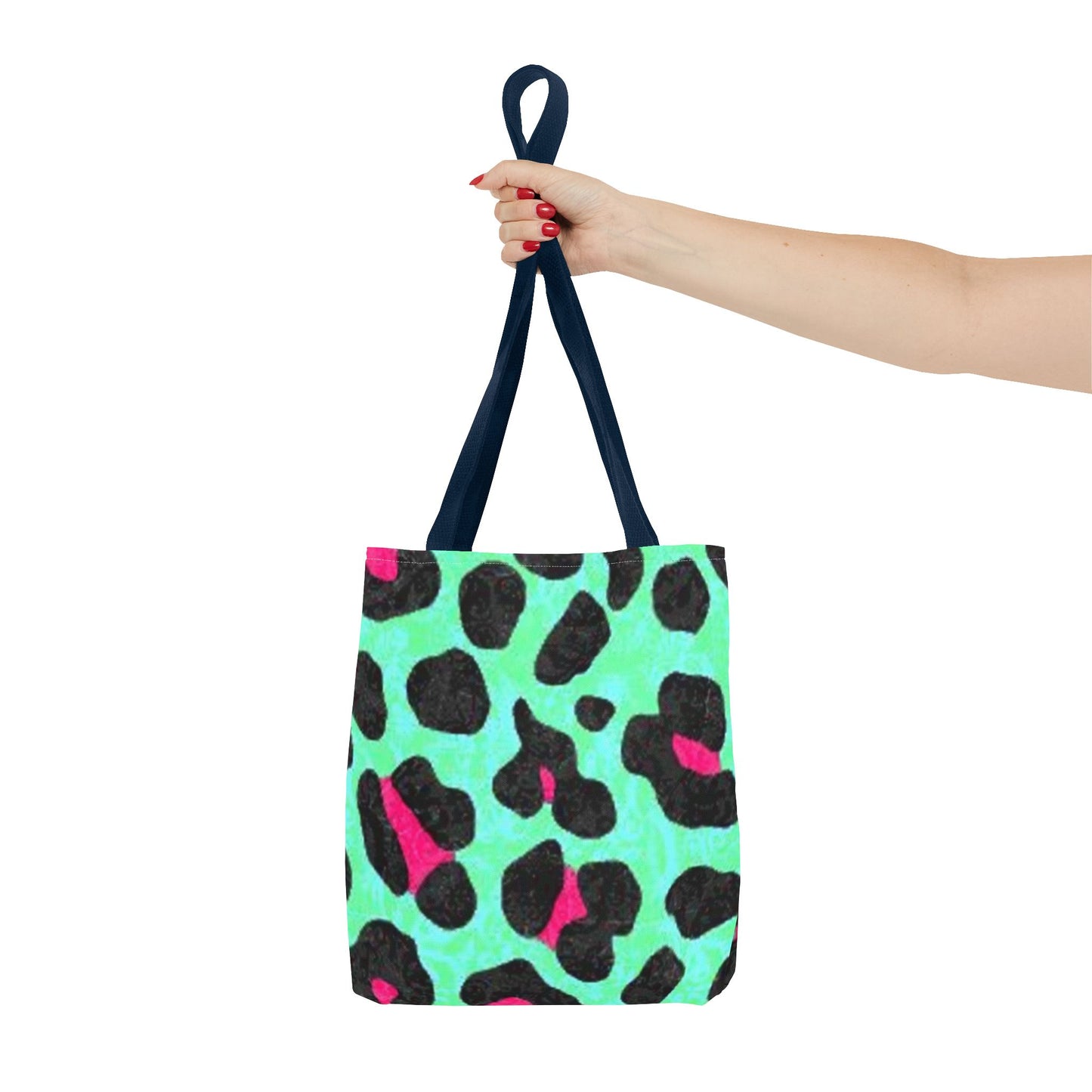Green And Pink Cheetah Print BRAND NEW Purse, Pocketbook,Travel Tote Bag