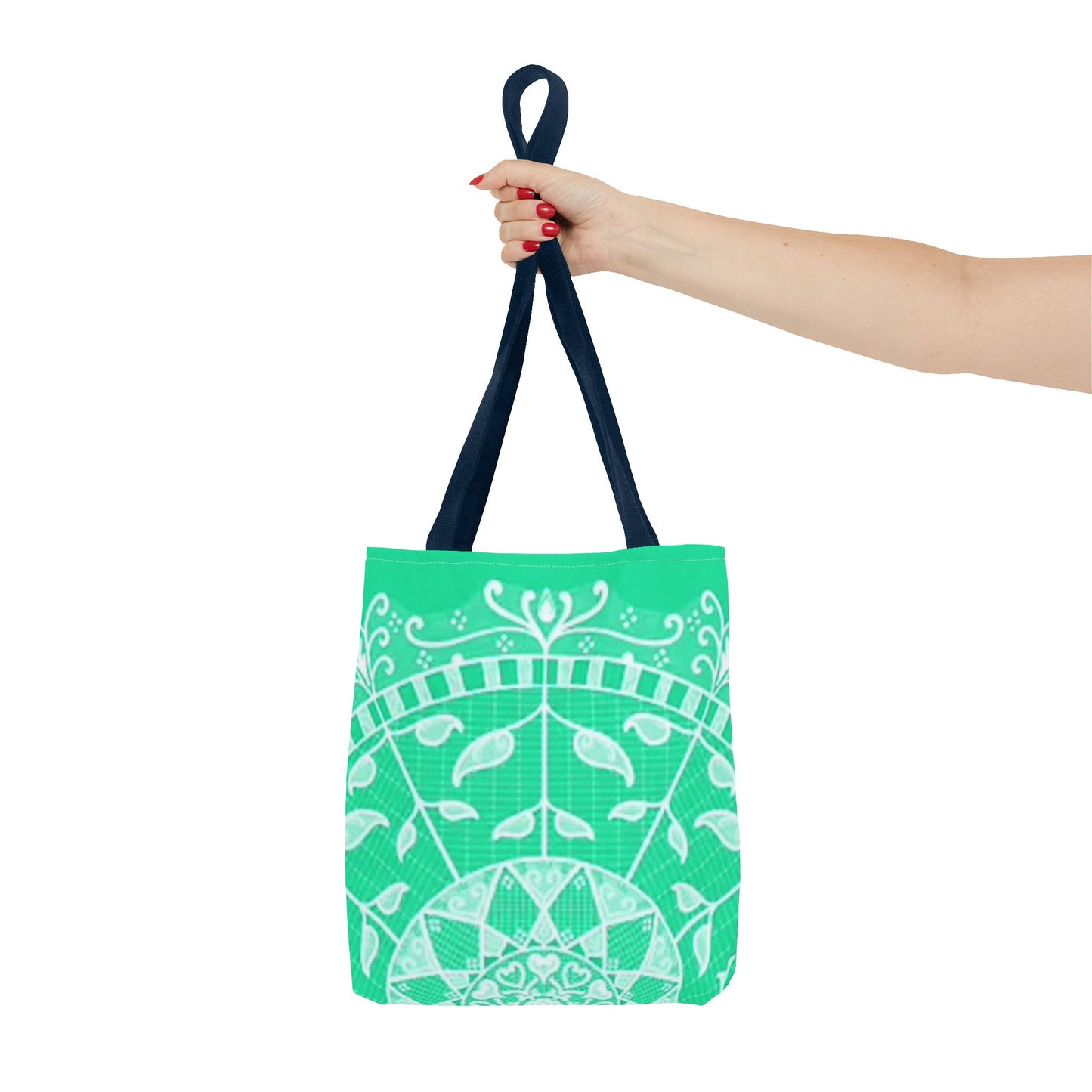 Light Green And White Multi Color BRAND NEW MODERN Tote Bag (AOP)
