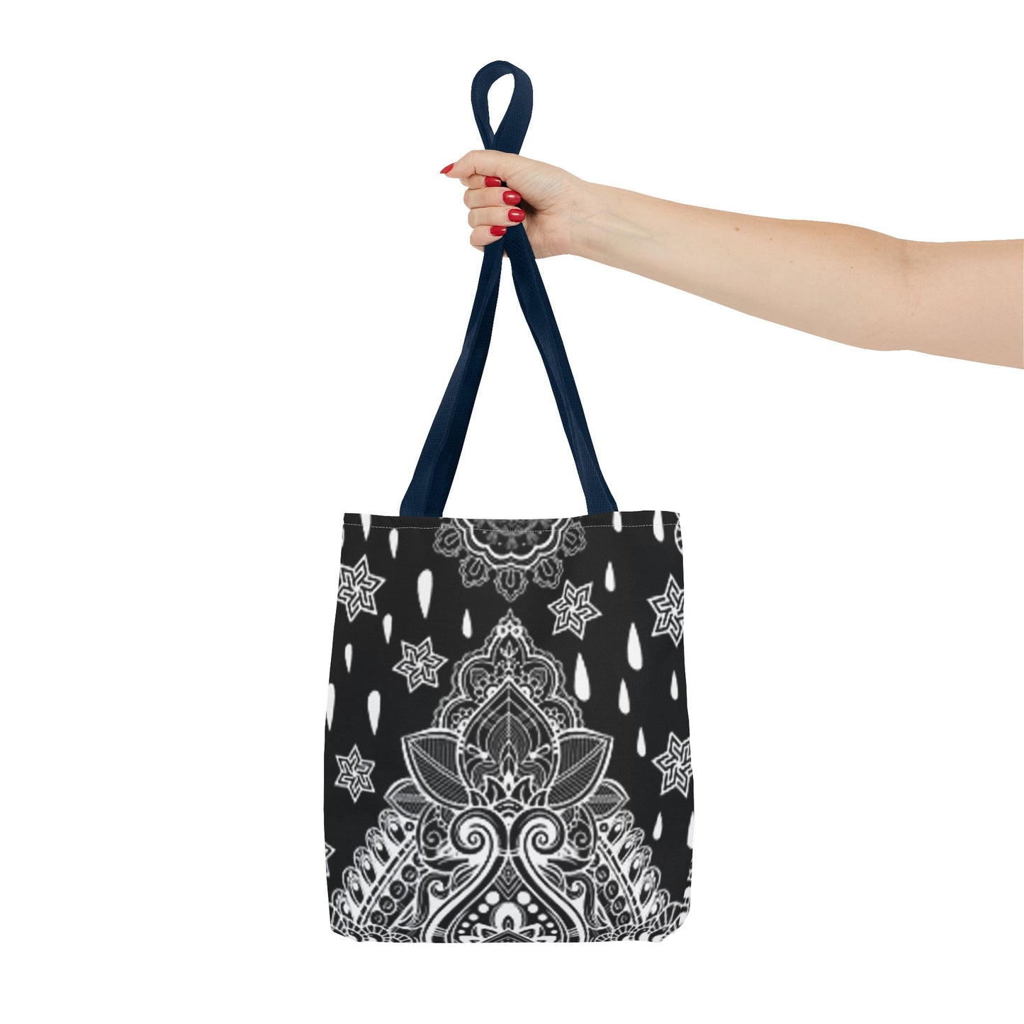 Black And White Paisley Multi Color BRAND NEW MODERN Tote Bag (AOP)