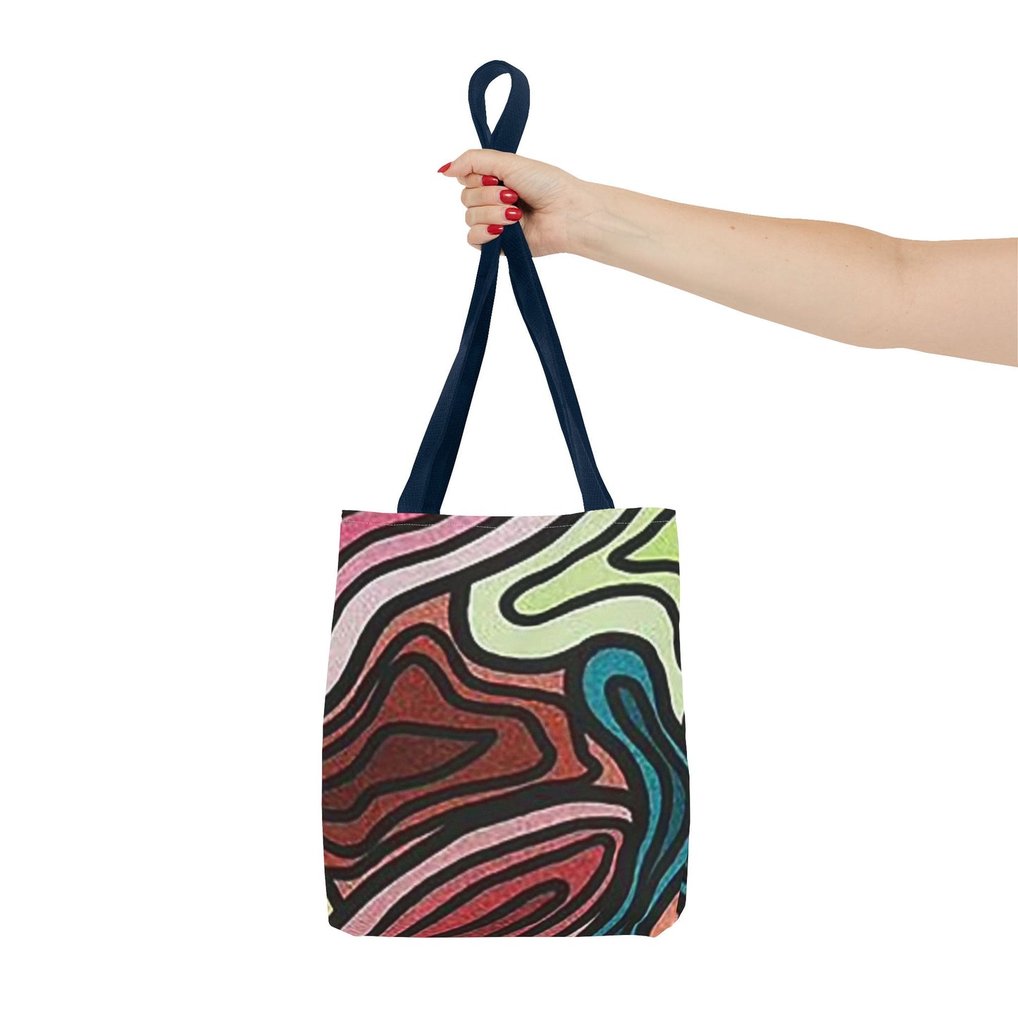 70s Multi Color BRAND NEW MODERN Tote Bag (AOP)