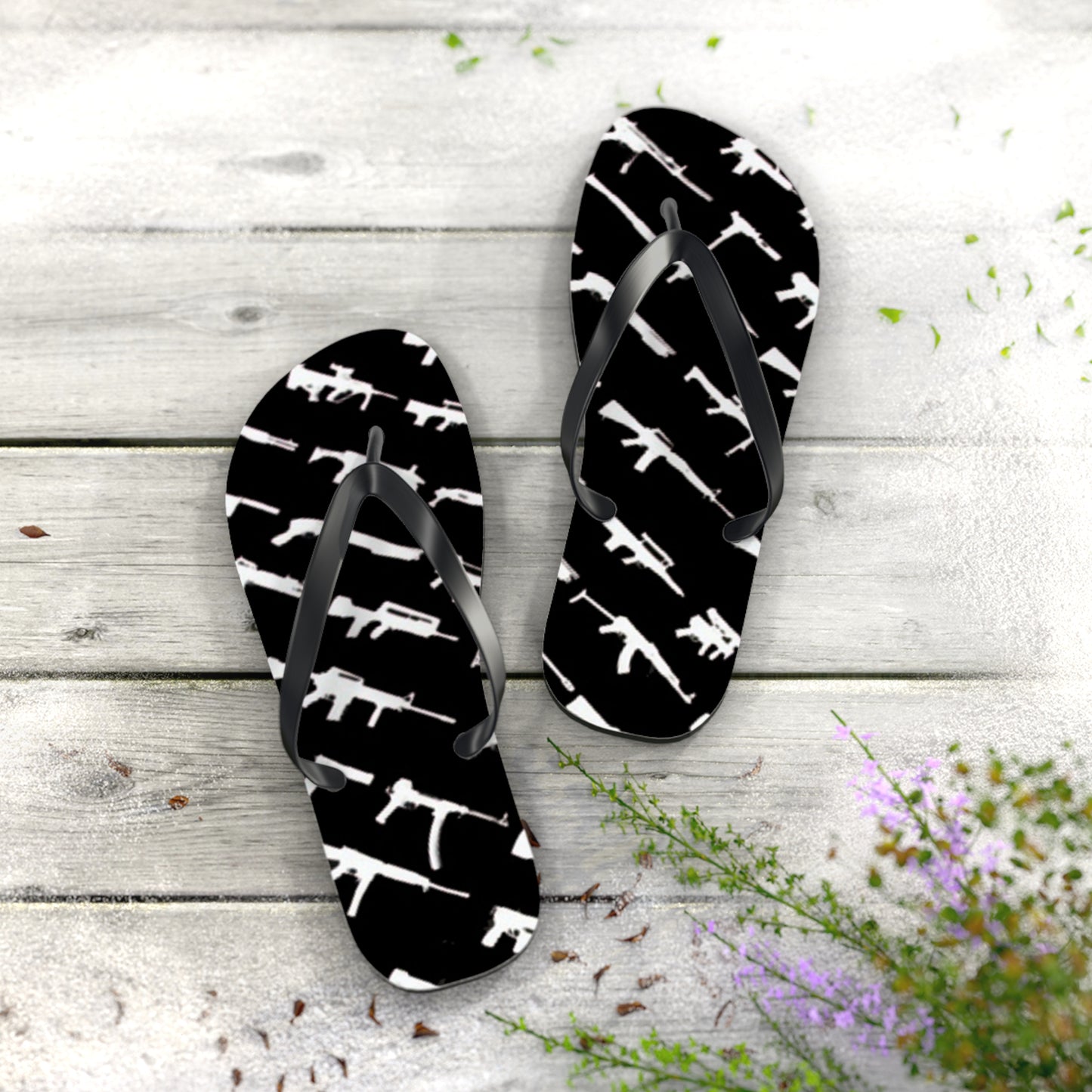 WAVES And SUN Co Sandals Gun Collection - Flip Flops -Slides Summer Beach