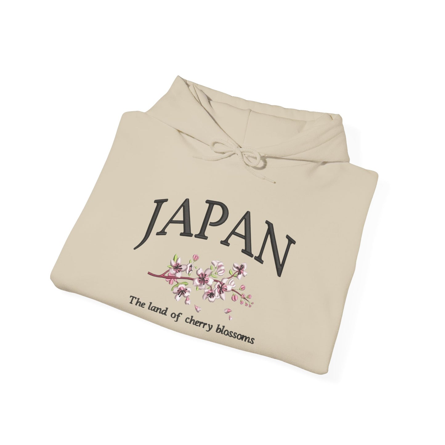 Japan The Land Of The Cherry Blossoms Graphic Hoodie Heavy Blend Sweatshirt NEW
