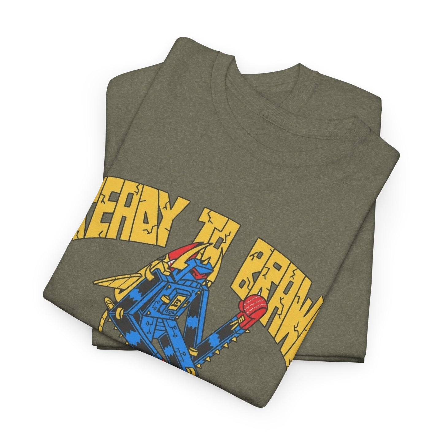 Ready To Brawl Vintage 90's Kids Graphic T Shirt Unisex Heavy Cotton Tee