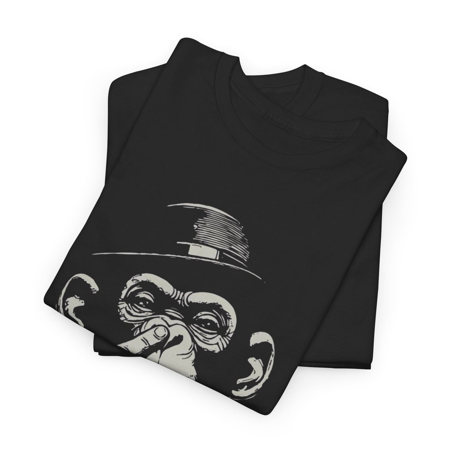 Funny Monkey Graphic T Shirt Unisex Heavy Cotton Tee