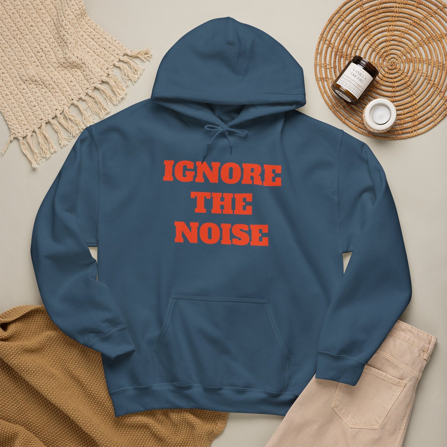 Ignore The Noise Graphic Hoodie Men's Heavy Blend™ Hooded Sweatshirt