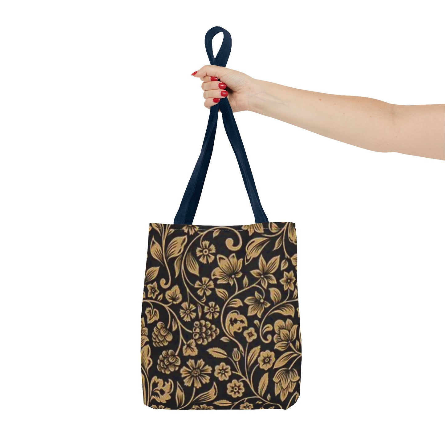 Gold Flowers Multi Color BRAND NEW MODERN Tote Bag (AOP)