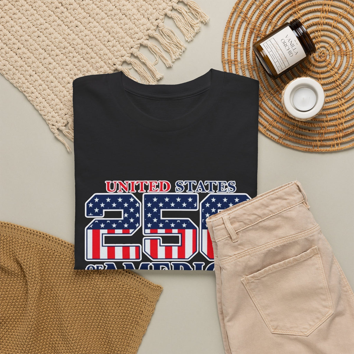 United States 250th Anniversary America 1776–2026 T-Shirt Men's Graphic Tee