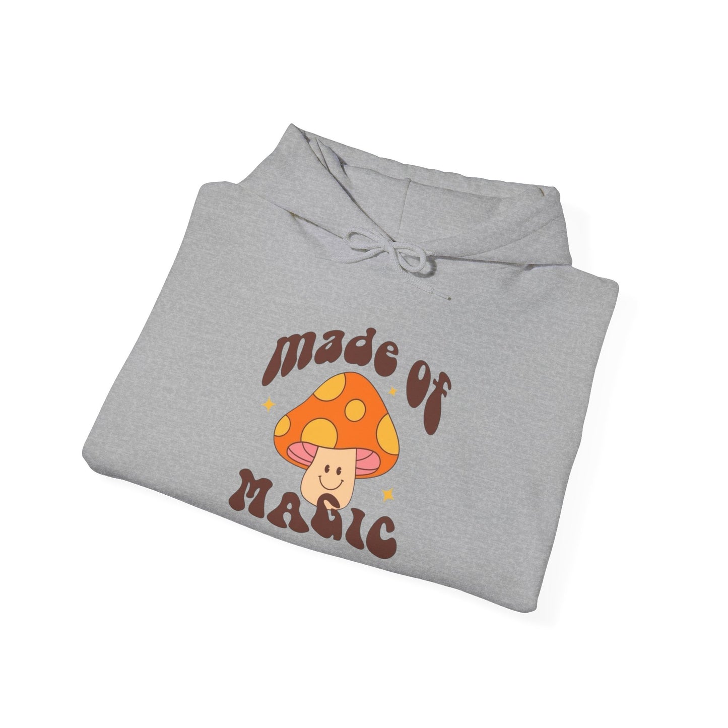 Made Of Magic Mushrooms Graphic Hoodie Unisex Heavy Blend™ Hooded Sweatshirt