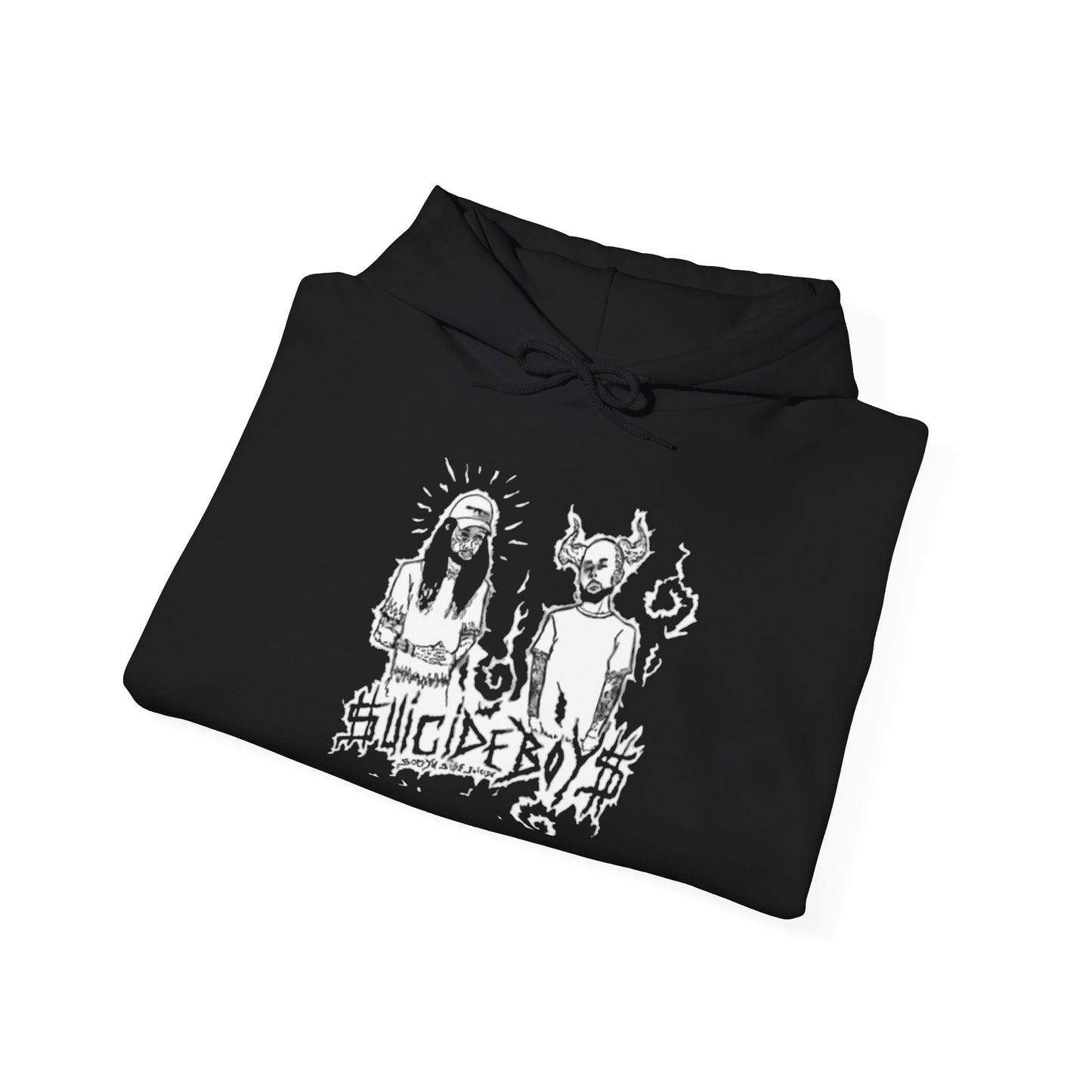 Suicide Boys Graphic Hoodie Brand New Retro Art Piece Unisex Hooded Sweatshirt