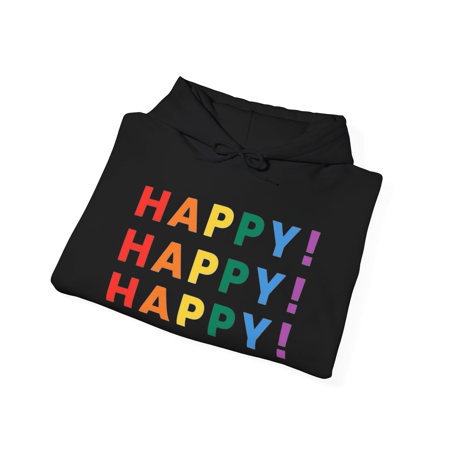 Happy Rainbow Graphic Hoodie Unisex Heavy Blend™ Hooded Sweatshirt