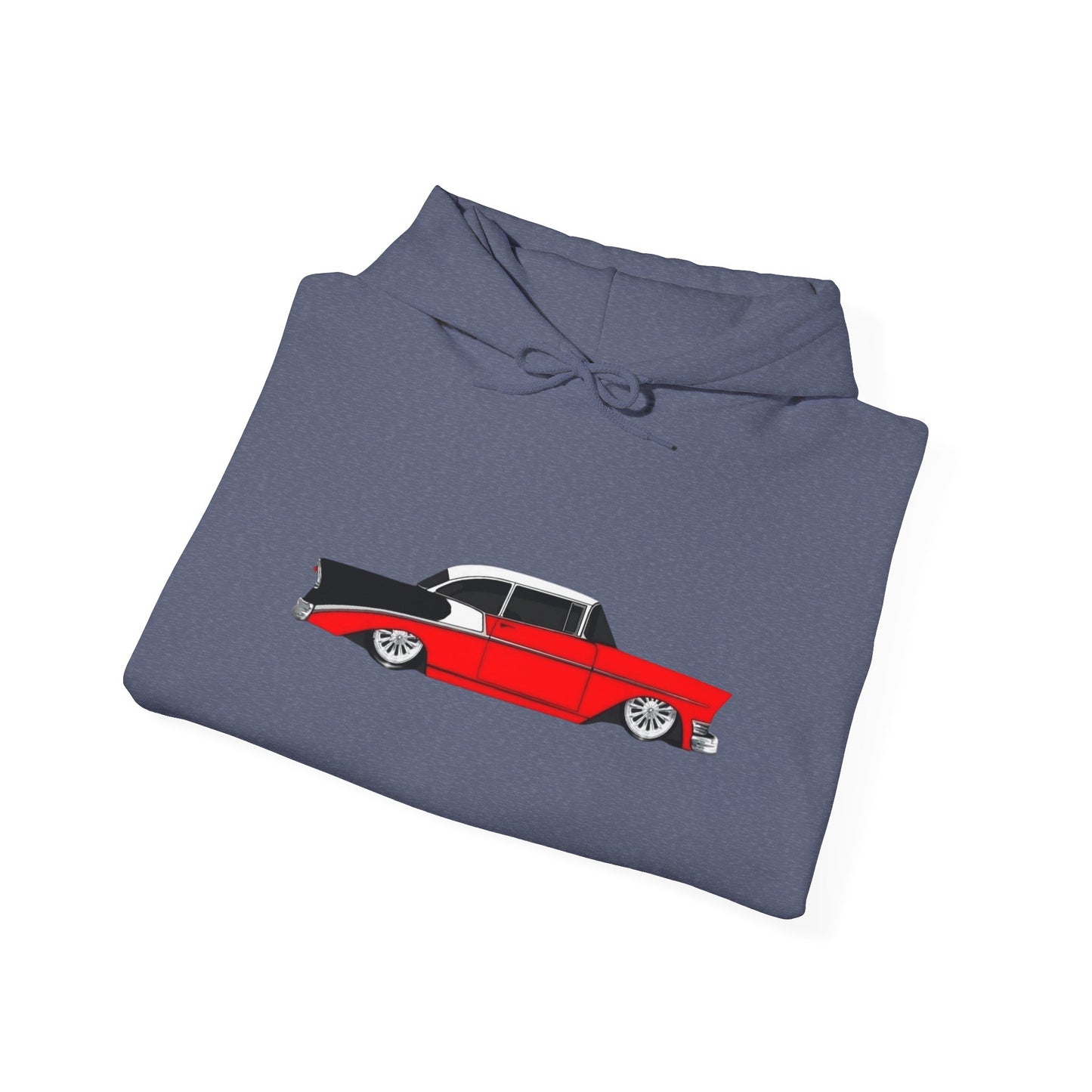 57 Chevrolet Hot Rod Vintage Graphic Hoodie NEW Unisex Heavy Hooded Sweatshirt