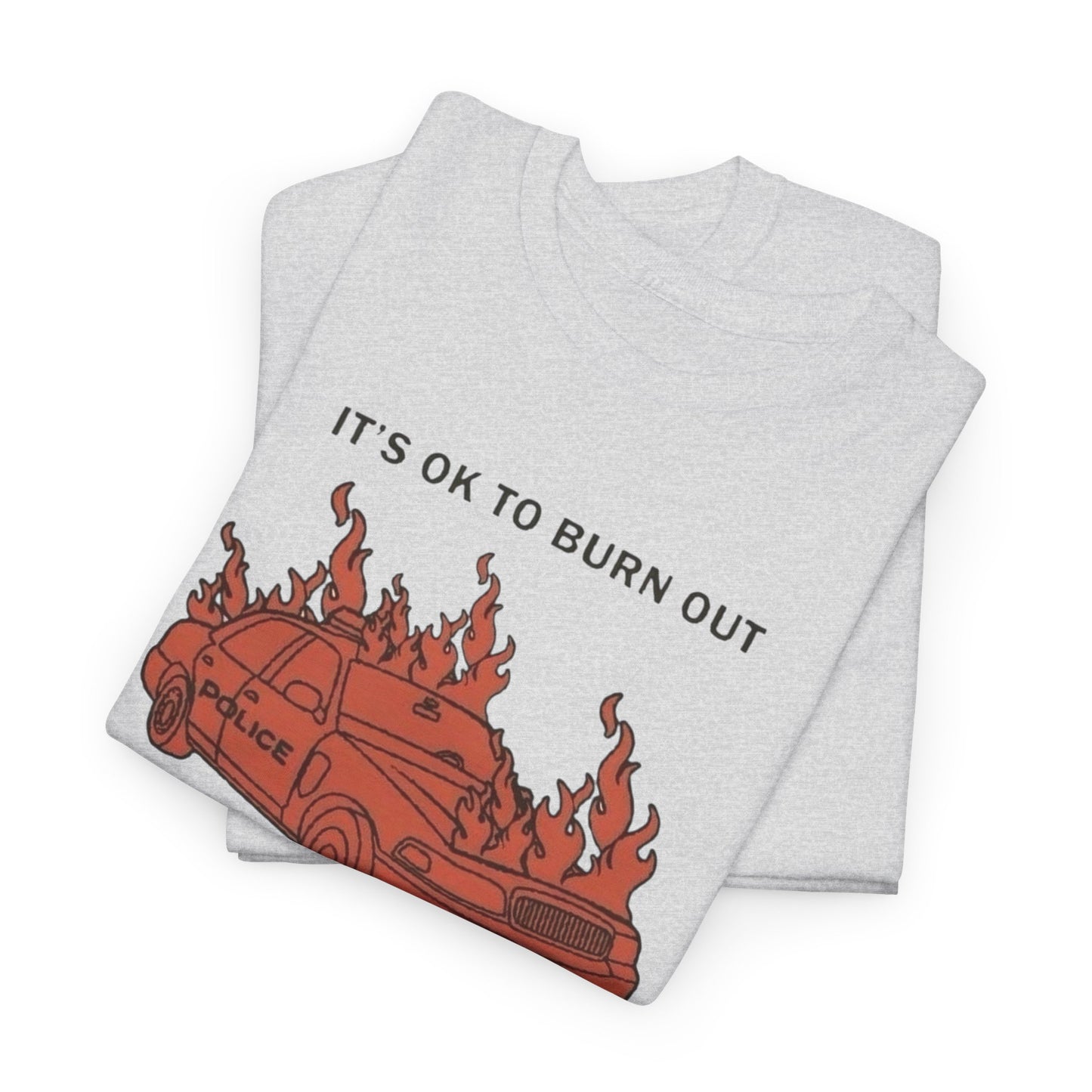 Burn Bright Retro 90's Graphic T Shirt Unisex Heavy Cotton Tee