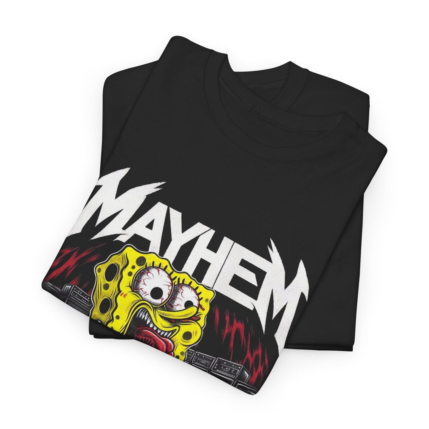 Total Mayhem Rock And Roll Metal Graphic T Shirt Heavy Cotton Tee NEW ADULT