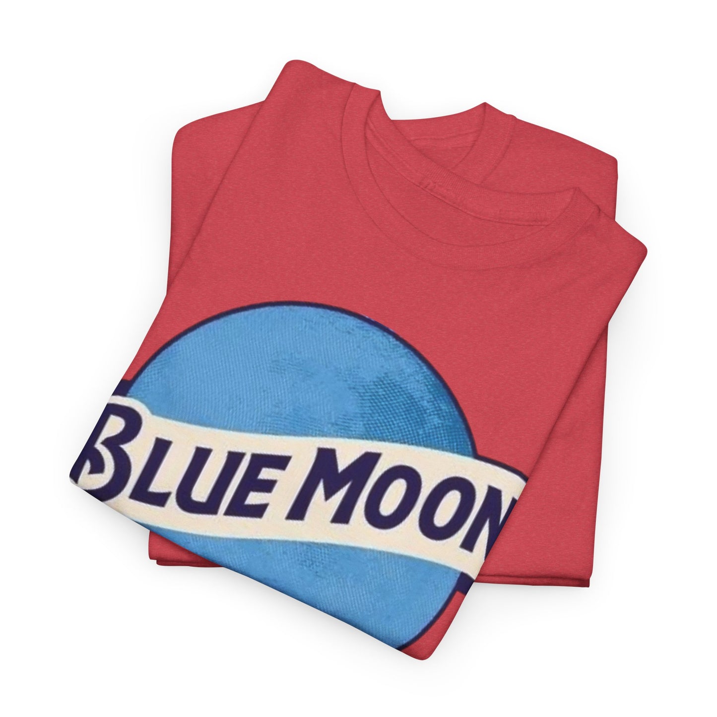 Blue Moon Vintage Beer Graphic T Shirt Men's Heavy Cotton Tee