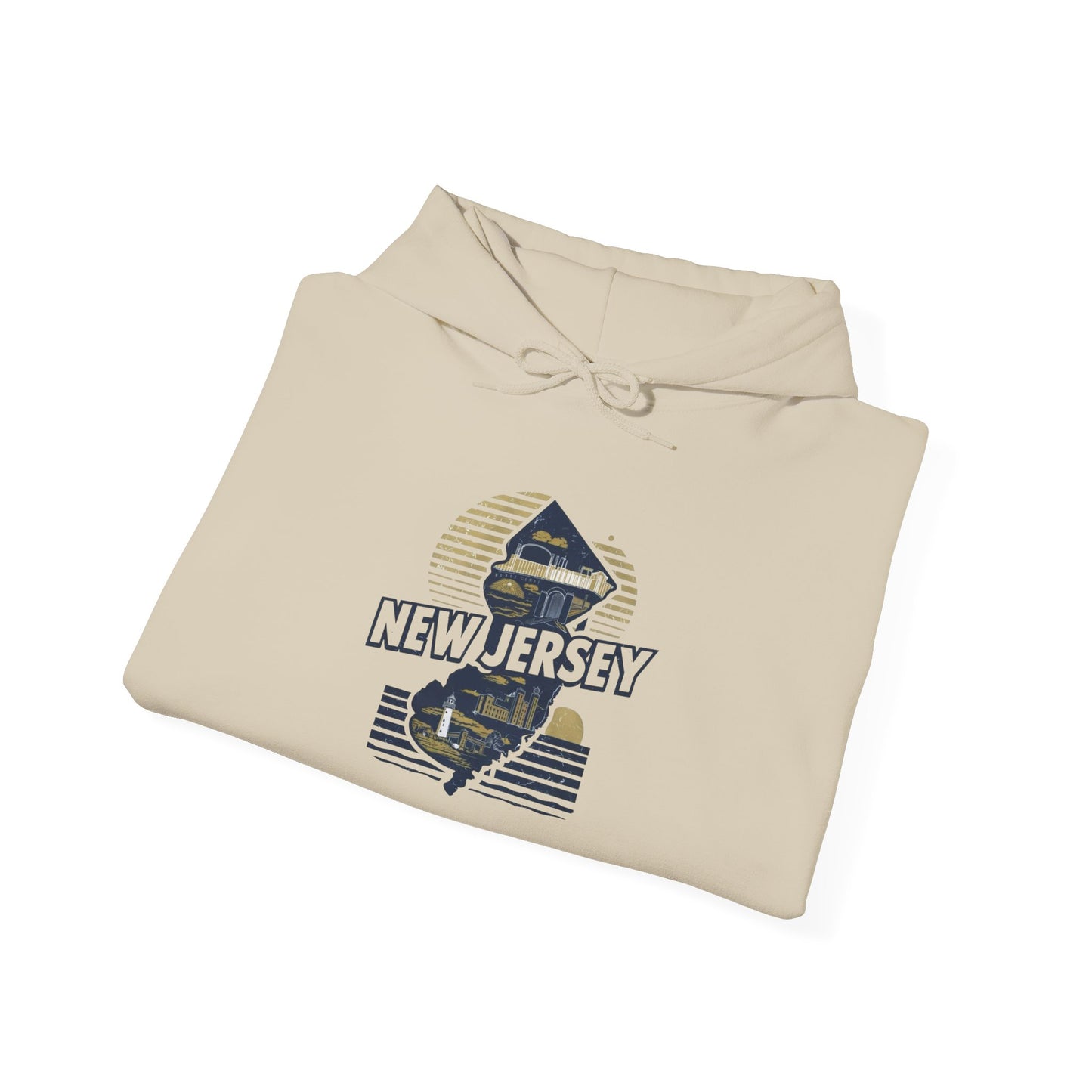 New Jersey Graphic Hoodie Hooded NEW Sweatshirt Adult