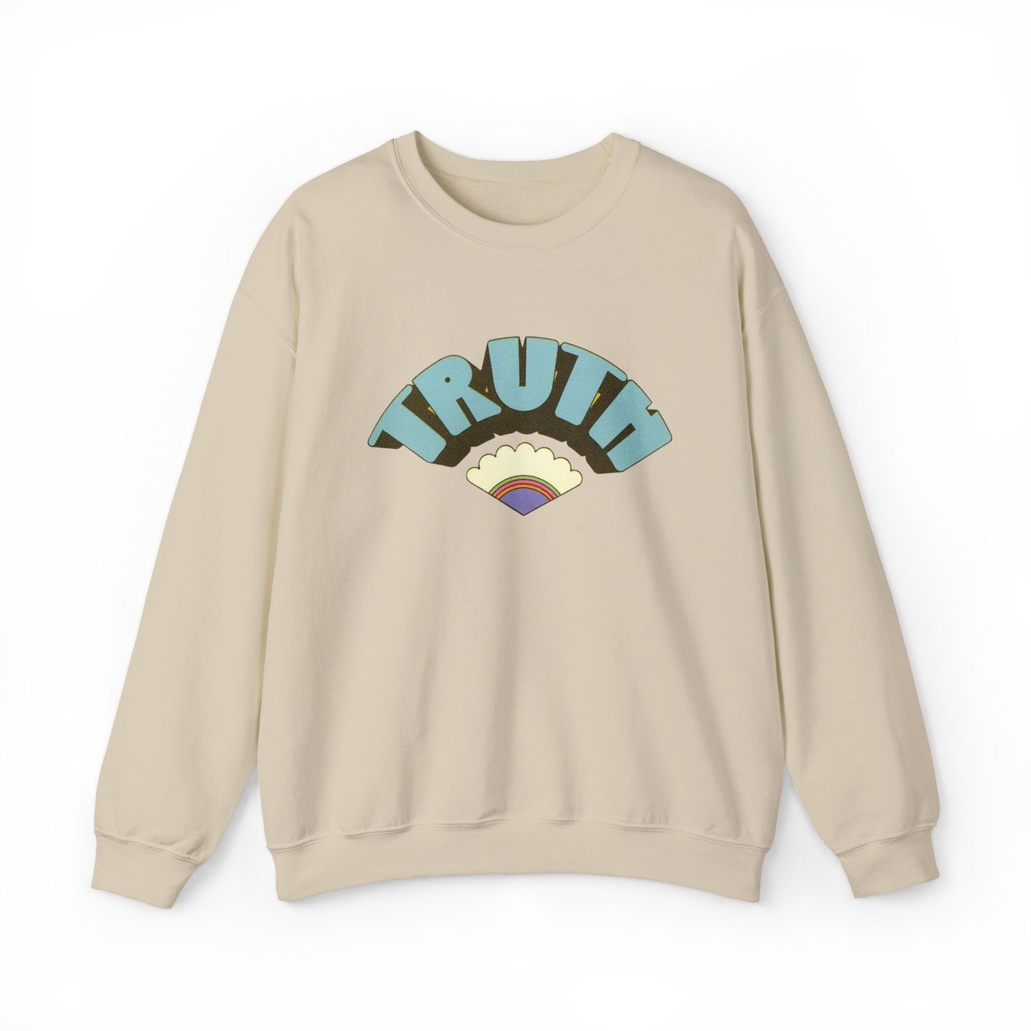 Truth Clouds Graphic Sweater Men's Adult Crewneck Sweatshirt