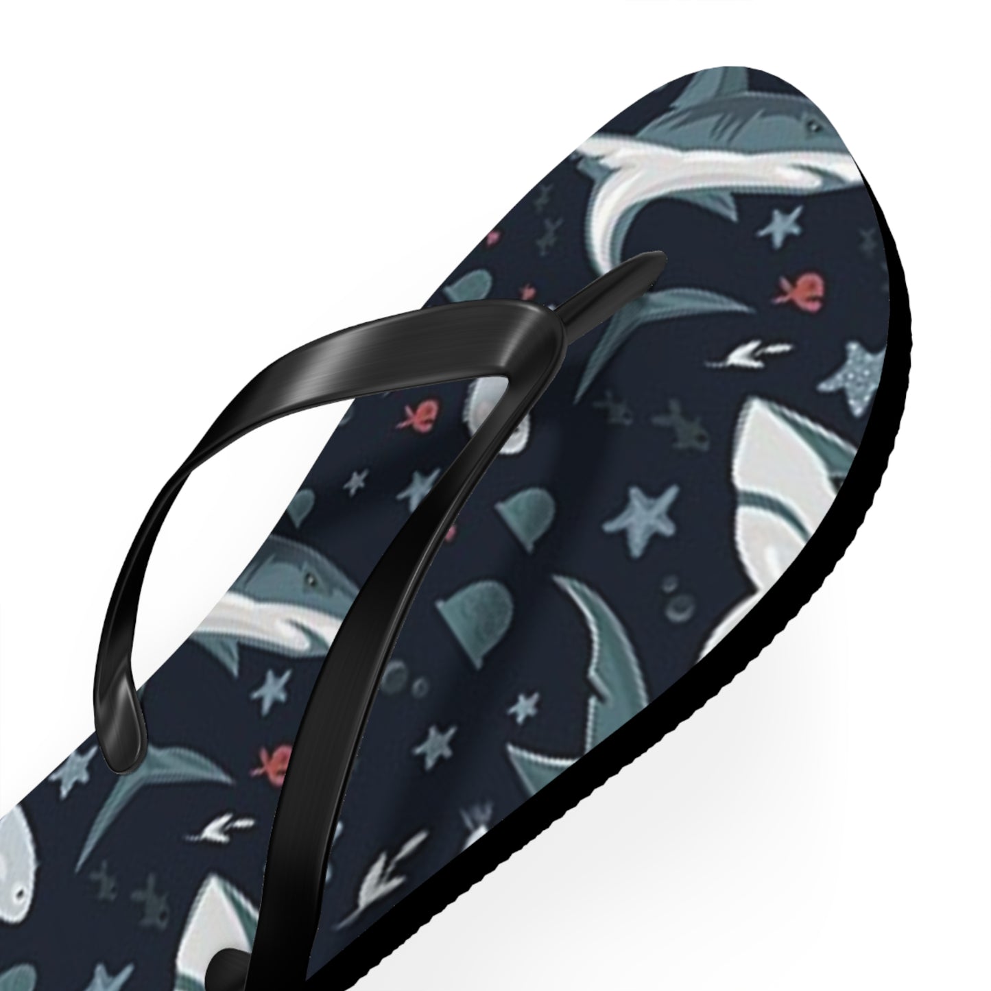 Shark Summer Sandals, Beach Shoes, Vacation Flip Flops, Pool Slides, Comfortable