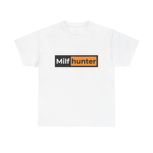 Milfhunter Funny Onlyfans Jokes Graphic T Shirt Unisex Heavy Cotton Tee NEW
