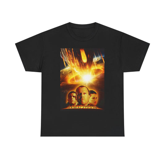 Armageddon Shirt Vintage Movie Poster Retro Unisex Heavy Graphic Tee Rare 90s