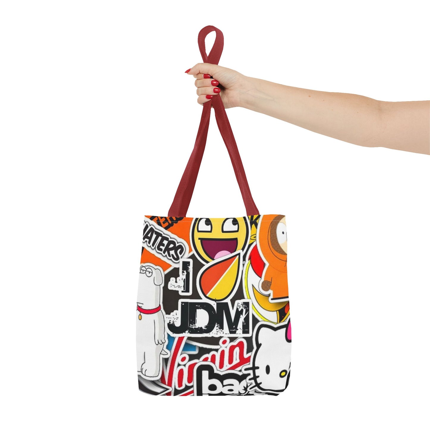 Sticker Print All Over Print BRAND NEW Purse, Pocketbook,Travel Tote Bag