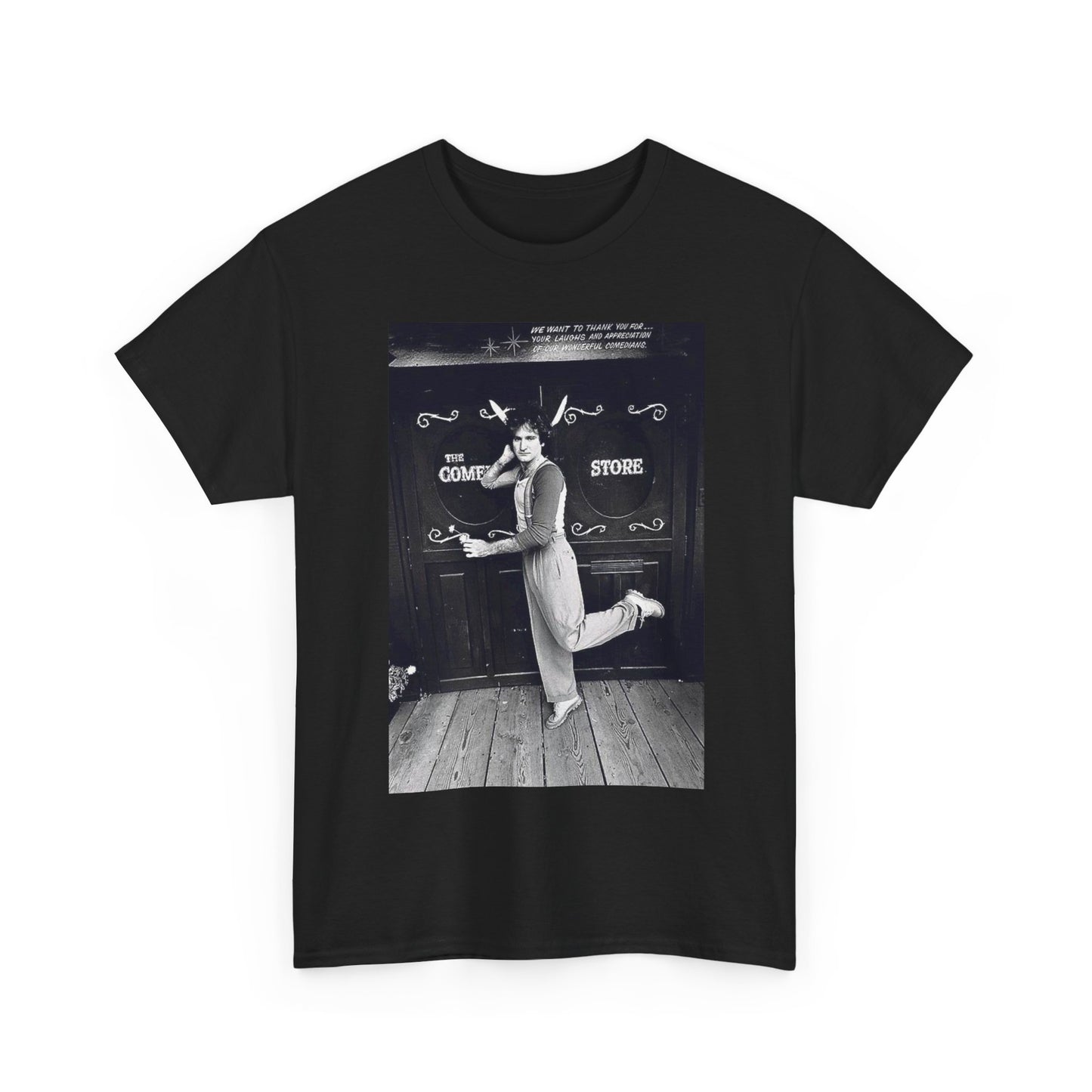 Robin williams T-shirt vintage California comedy Unisex Heavy Cotton Tee