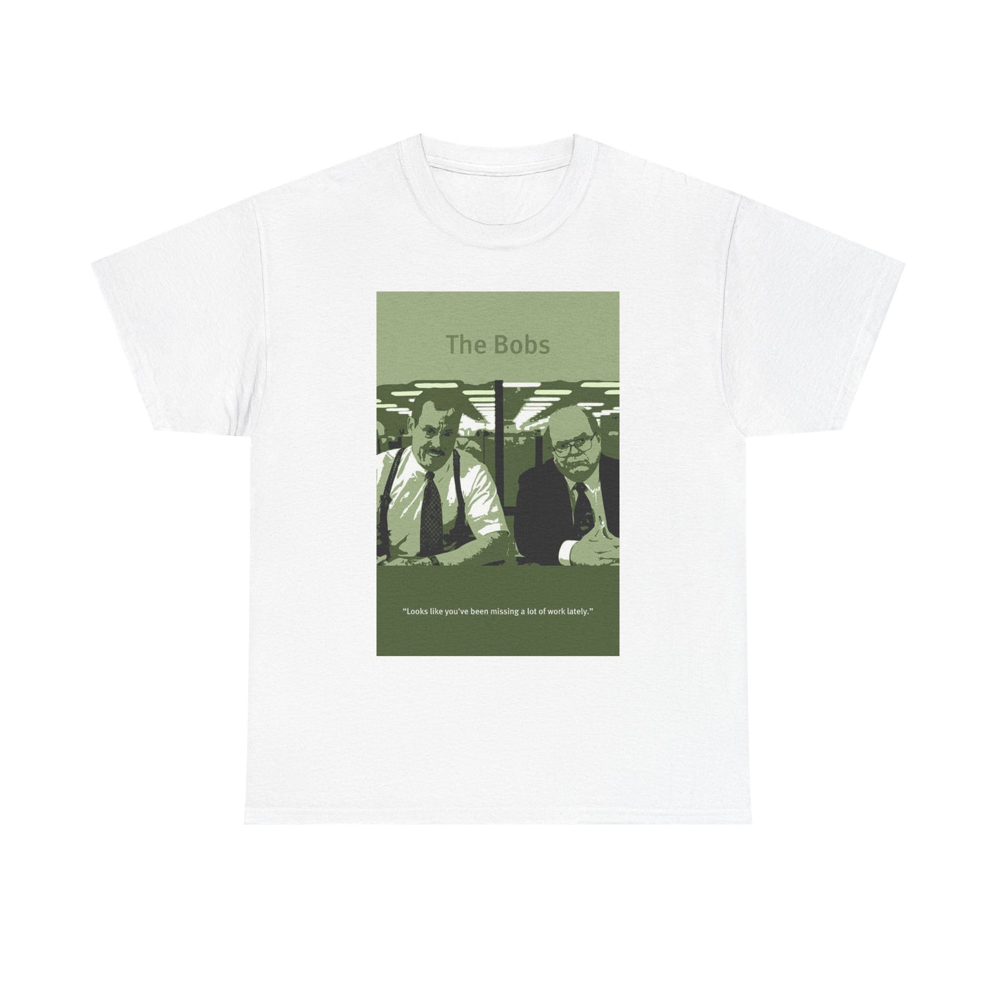 The Bobs Office Space Graphic T Shirt Vintage Movie Poster Unisex Heavy Cotton