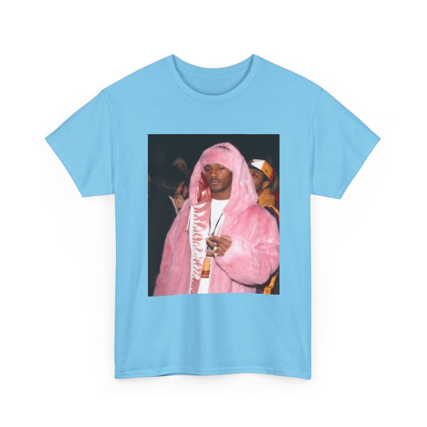 Camron diplomats T-shirt vintage pink fur coat graphic Rap Unisex Heavy Cotton