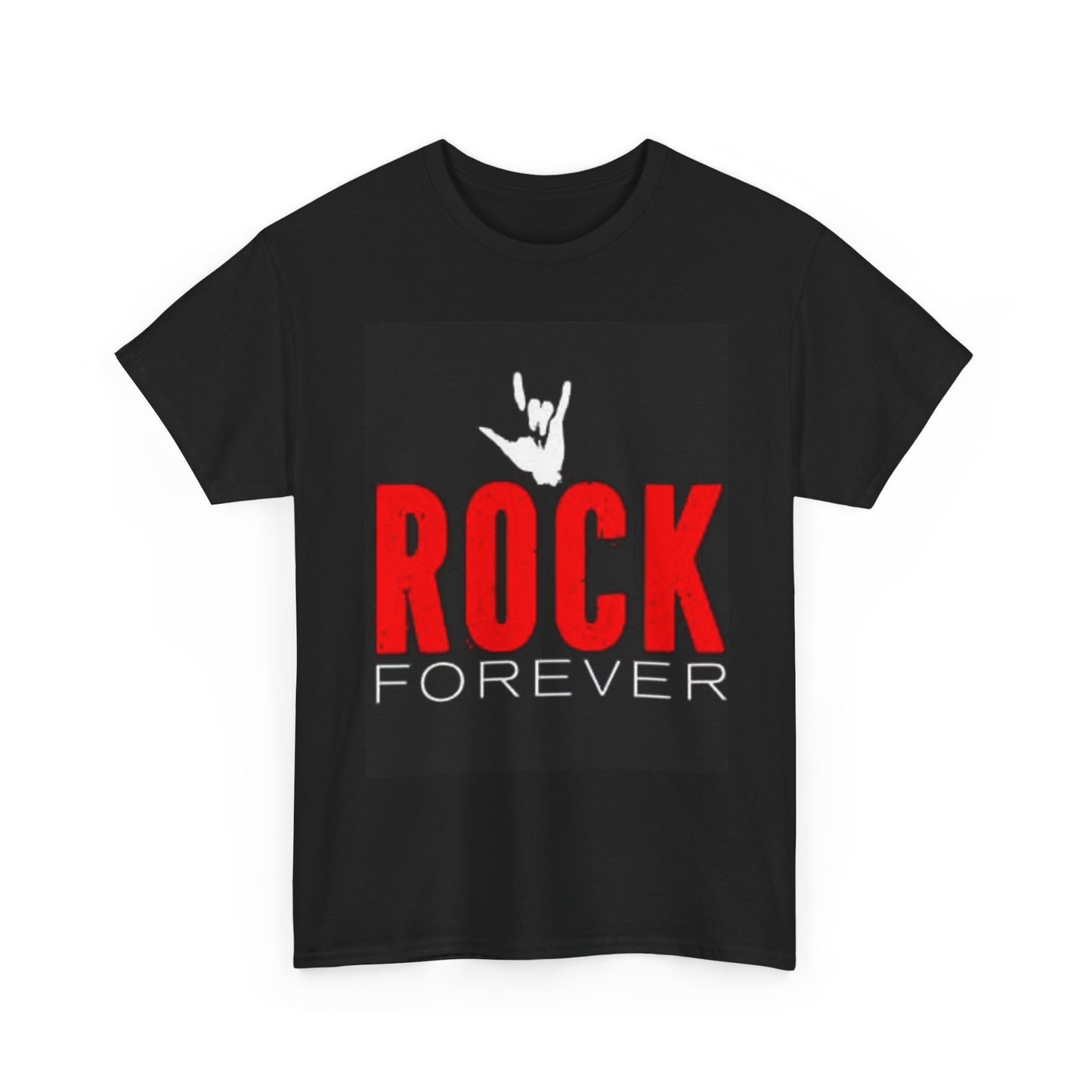 Rock Forever Graphic T Shirt Vintage Metal Concert Unisex Heavy Cotton Tee