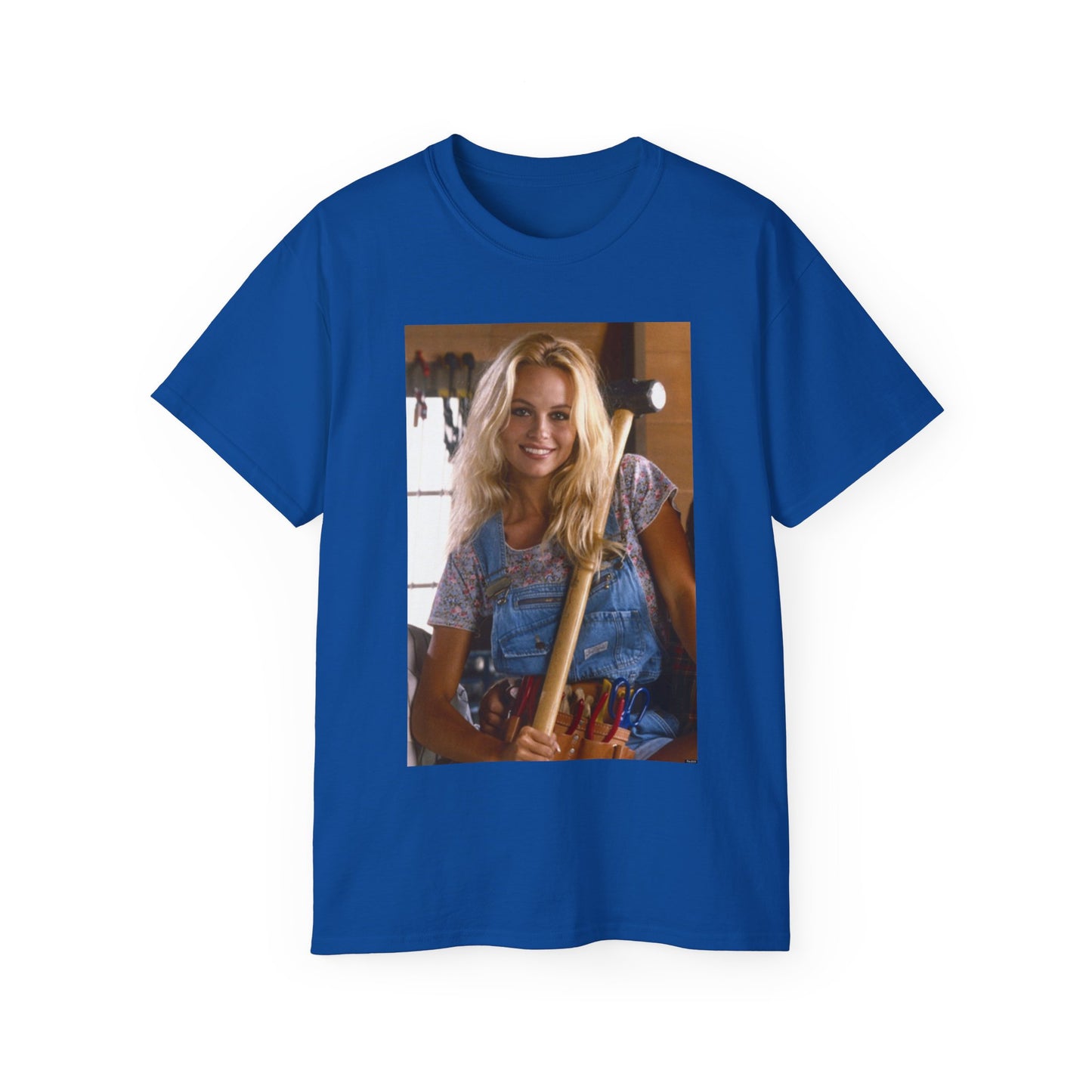 Pam Anderson playboy tool time 90s vintage Unisex Ultra Cotton Tee