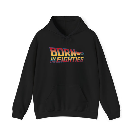 Born In The 80's Retro Graphic Hoodie Men's Heavy Blend™ Hooded Sweatshirt