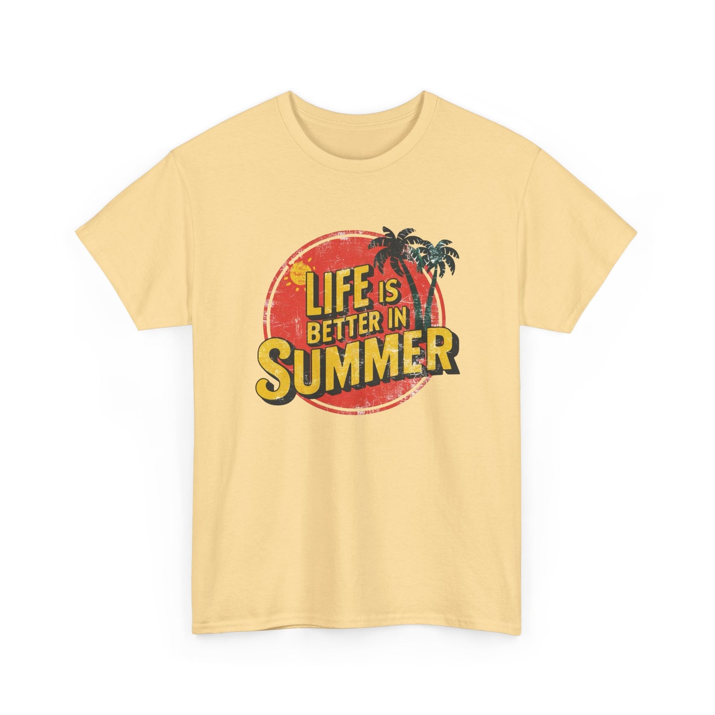 Life Is Better In The Summer Graphic T Shirt Unisex Adults NEW
