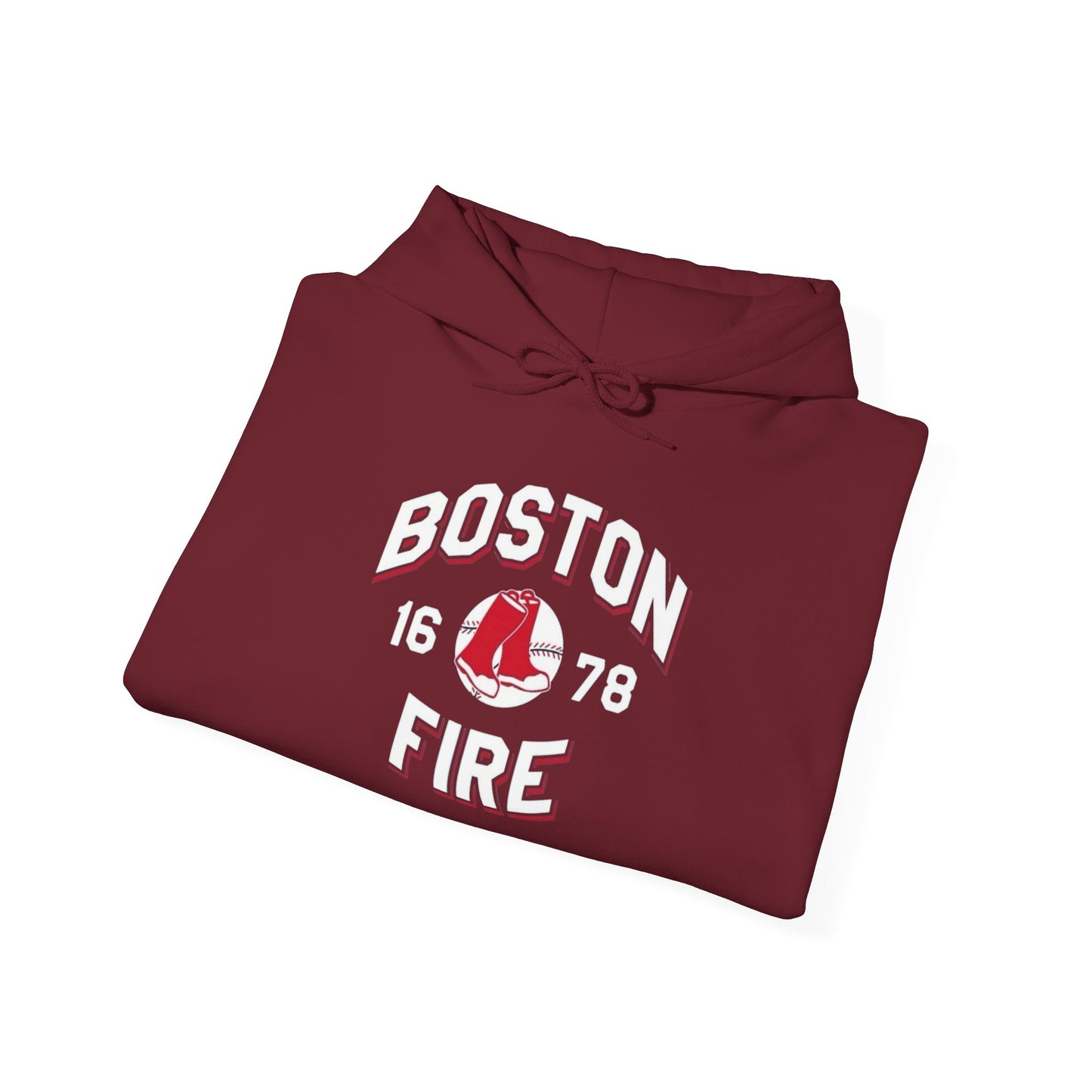 Boston Fire Hoodie Multiple Colors Unisex Heavy Blend™ Hooded Sweatshirt