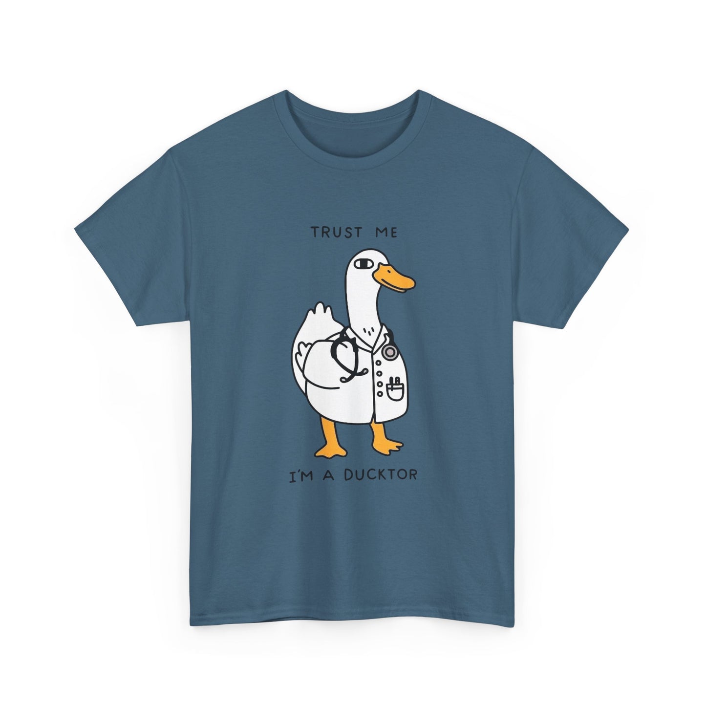 Trust Me I'm A Ducktor Graphic T-Shirt Men's Women's Heavy Cotton Tee NEW GIFT