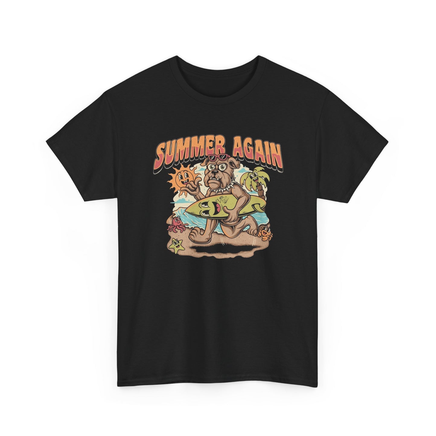 Its Summer Again Graphic T Shirt ADULT NEW Unisex Heavy Cotton Tee
