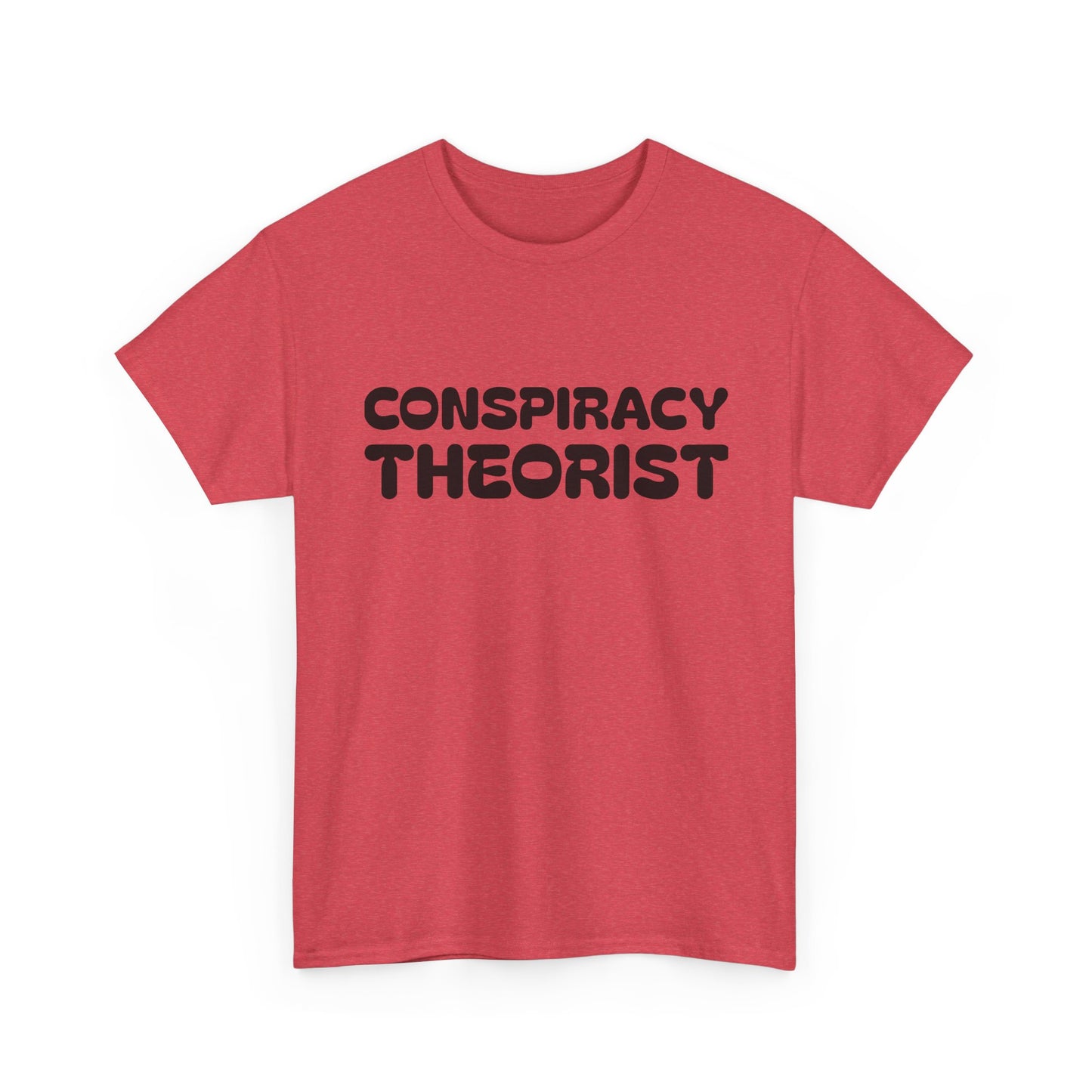 Conspiracy Theorist Funny Aliens UFO Graphic T Shirt Unisex Heavy Cotton Gift