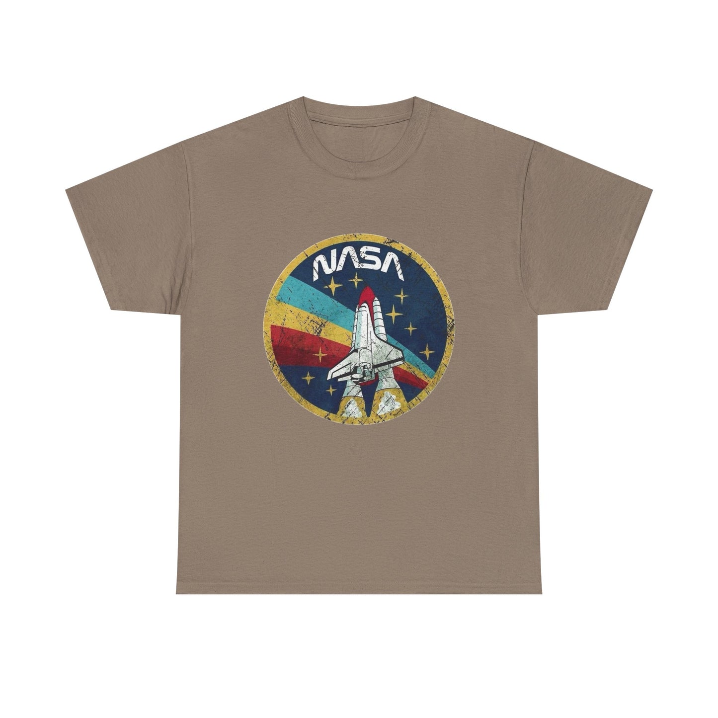 NASA Retro 90's Graphic T Shirt Unisex Heavy Cotton Tee