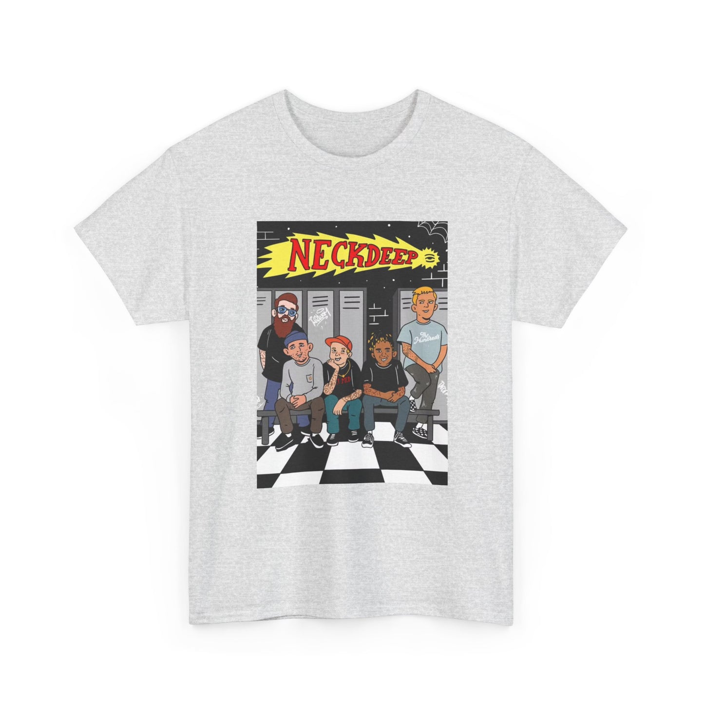 Neck Deep Tshirt Punk Rock UK retro Album art Unisex Heavy Cotton Tee