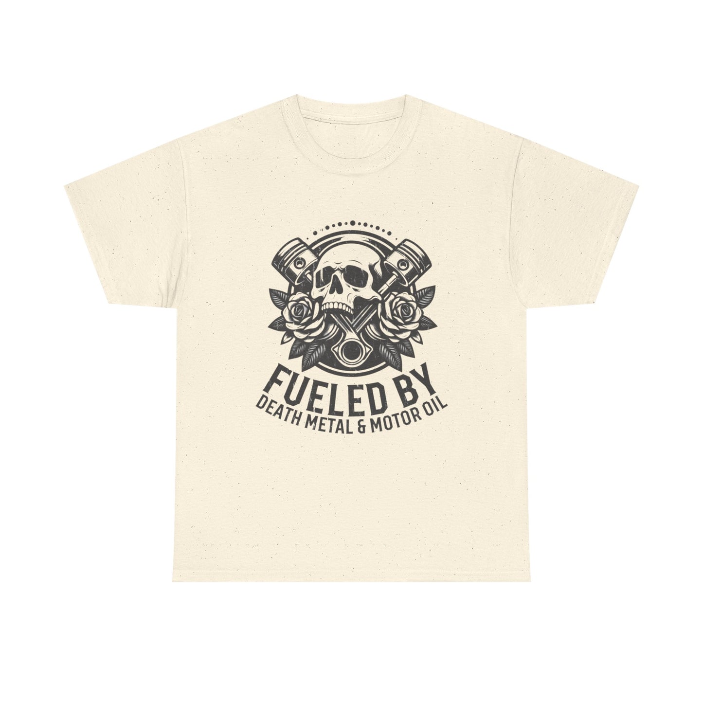 Death Metal And Motor Oil T Shirt Unisex Heavy Cotton Tee